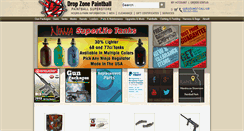 Desktop Screenshot of dropzonepaintball.com